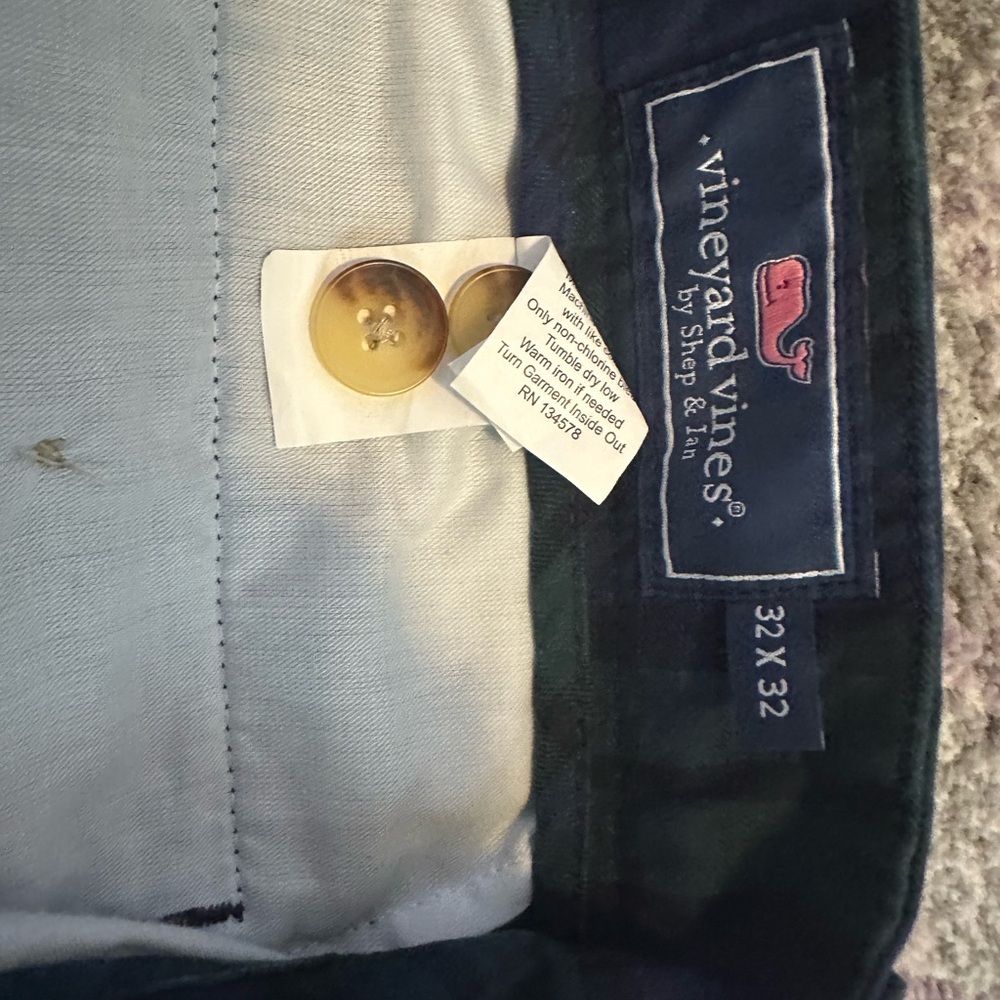 Vineyard vines tartan pants 32x32